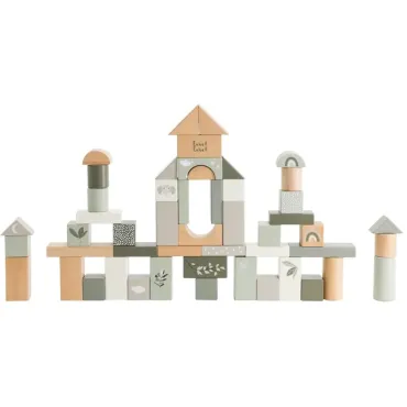 Blocs de bois 50pcs - Vert...