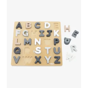 Puzzle alphabet en bois