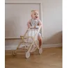 Poussette pour poupées en bois