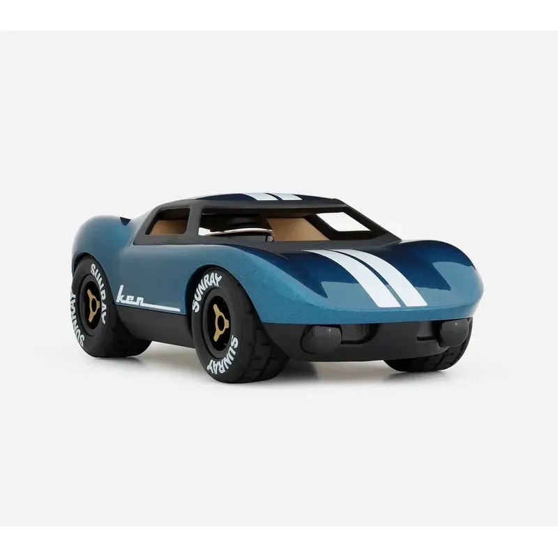 Voiture Ken Cash - Bleu/Blanc