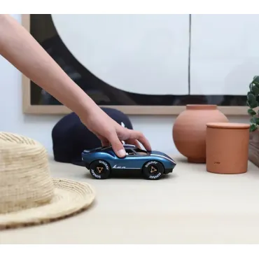 Voiture Ken Cash - Bleu/Blanc