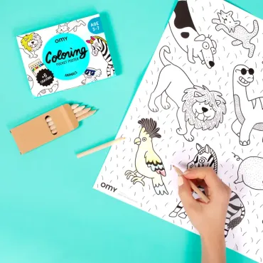 Animals - Coloriage pocket