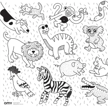 Animals - Coloriage pocket
