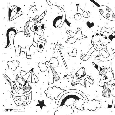 Lily - Coloriage pocket