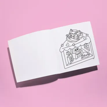 Cahier de coloriage Cozy - Kawaii