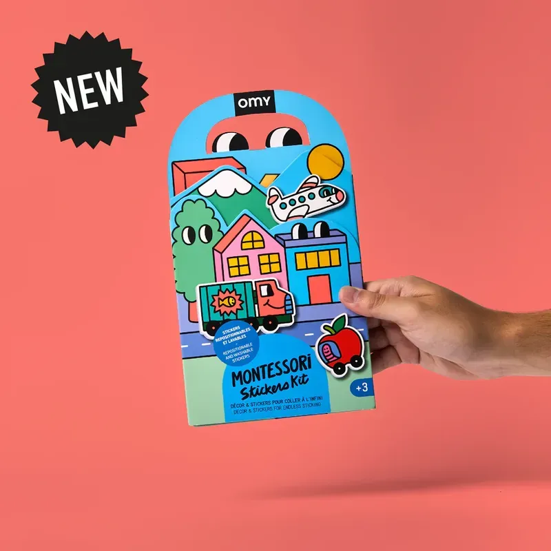 Montessori Stickers Kit - Vroom Vroom