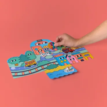 Montessori Stickers Kit - Vroom Vroom