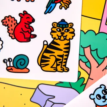 Montessori Stickers Kit - Animals