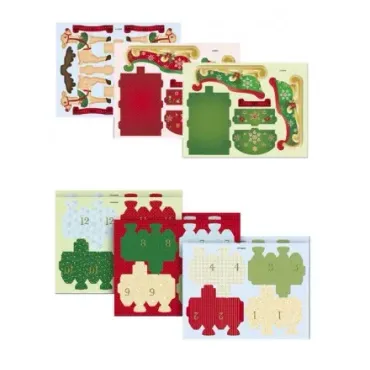 Kit Calendrier de l'Avent - Rennes et traineaux