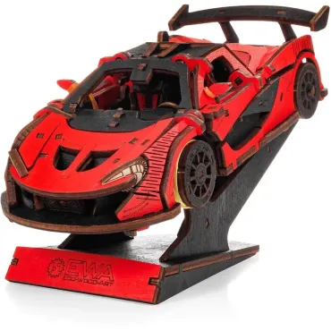 Maquette 3D - Voiture rouge EWA