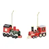 Décoration d'arbre de Noël - locomotive en plastique
