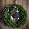 Décoration d'arbre de Noël en verre - Canne à sucre