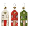Décoration d'arbre de Noël - Maison en bois