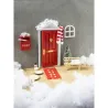Porte de lutin - bois - rouge