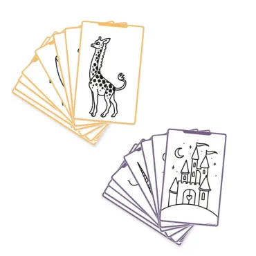 Refill KIDYDRAW-MINI - Thèmes "Il était une fois et Animaux"