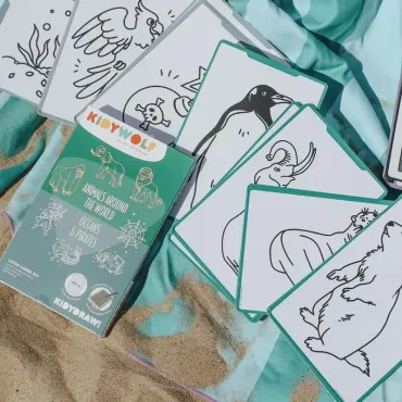 Refill KIDYDRAW-MINI - Thèmes "Animaux autour du monde et Océans & Pirates"