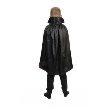 Cape réversible vampire en satin - TU - 75CM