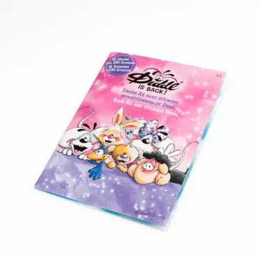 Cahier avec stickers...