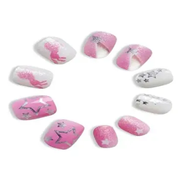 Faux-ongles paillettes