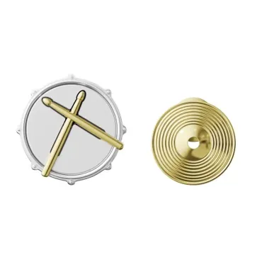 Set de 2 Pin's Batteur