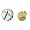 Set de 2 Pin's Batteur