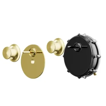 Set de 2 Pin's Batteur