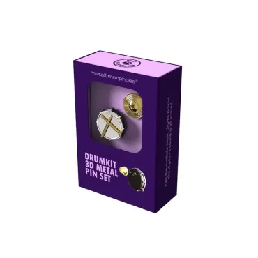 Set de 2 Pin's Batteur