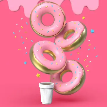 Porte-clés Donut