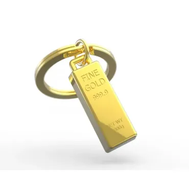 Porte-clés Lingot d'or