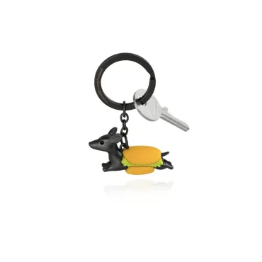 Porte-clés Teckel Hot-Dog