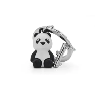 Porte-clés Panda et son bambou