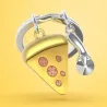 Porte-clés Pizza