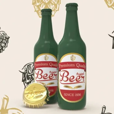Porte-clés Bière
