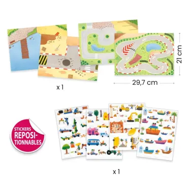 Stickers à relever - Véhicules