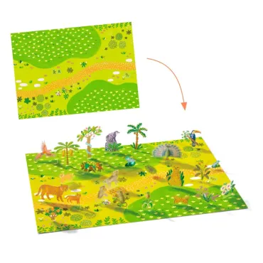 Stickers à relever - Animaux