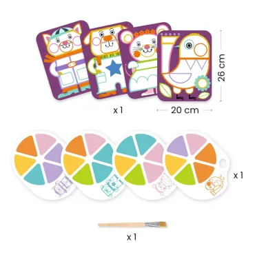 Peinture à la palette - Les Joufflus