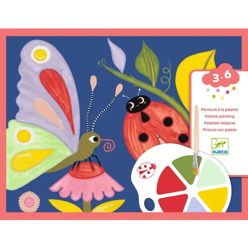 Peinture à la palette - Les petites bêtes