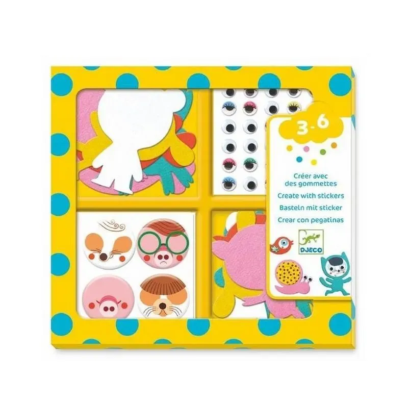 Gommettes et Stickers - J'aime les animaux