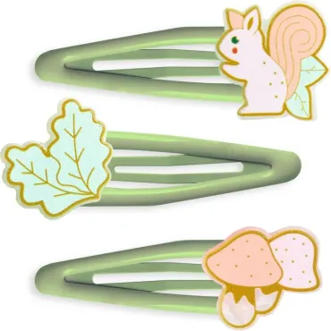 Barrettes Hyacinthe x 3