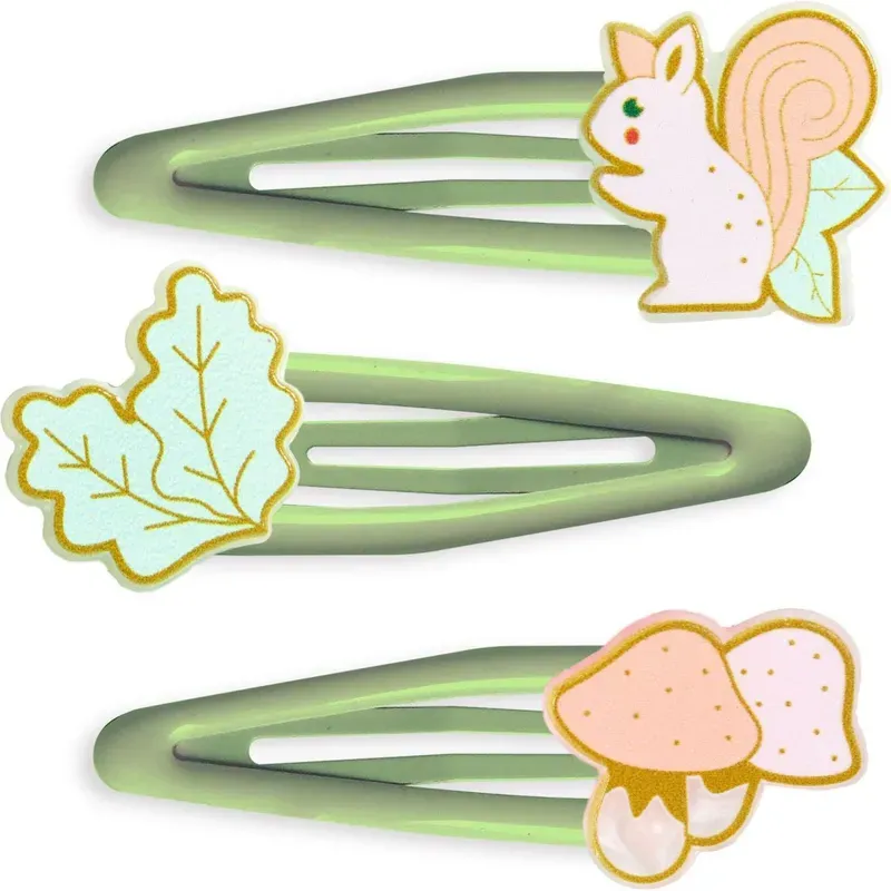 Barrettes Hyacinthe x 3