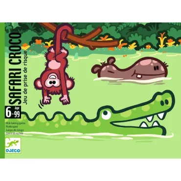 Jeu de cartes Safari croco