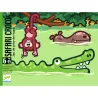 Jeu de cartes Safari croco