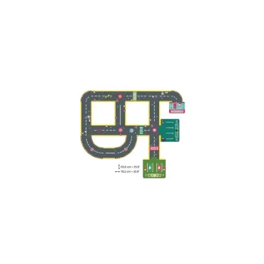 Puzzle géant circuit city - 26pcs