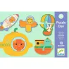 Puzzle duo Véhicules Djeco