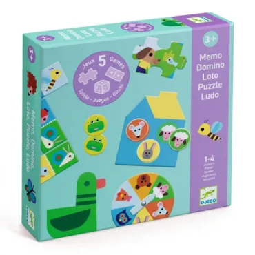 Coffret 5 jeux - A la ferme