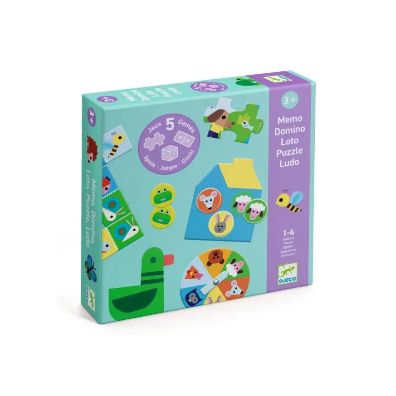 Coffret 5 jeux - A la ferme