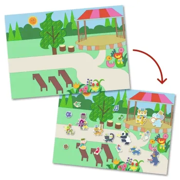 Stickers repositionnables Fanfare