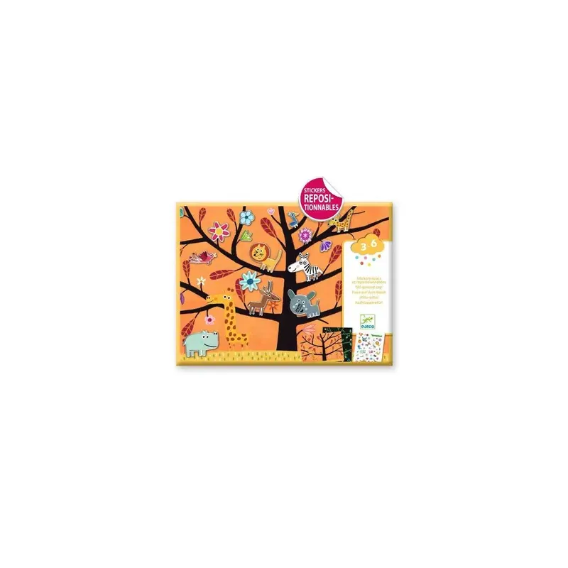 Stickers repositionnables Chat-perché