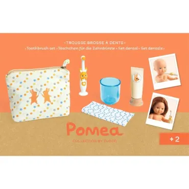 Trousse brosse à dents poupée - Poméa