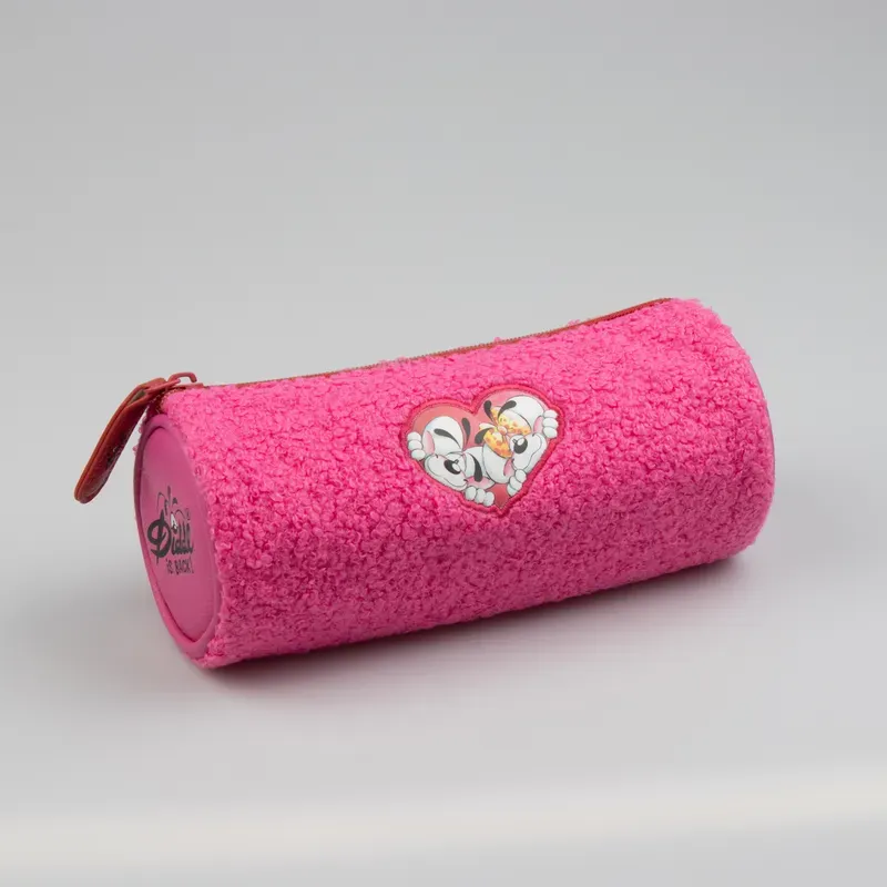 Trousse peluche - rose